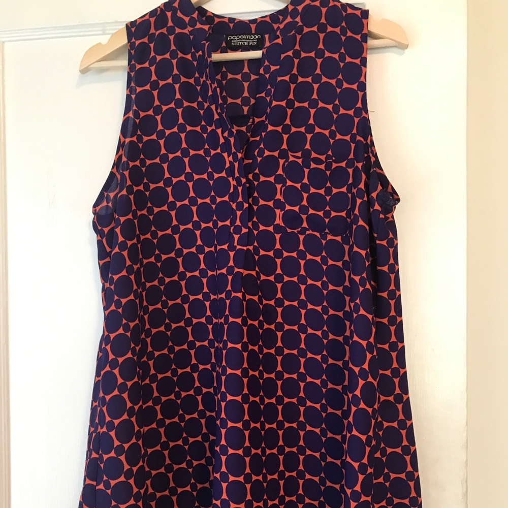 Papermoon for Stitchfix Sleeveless Blouse
